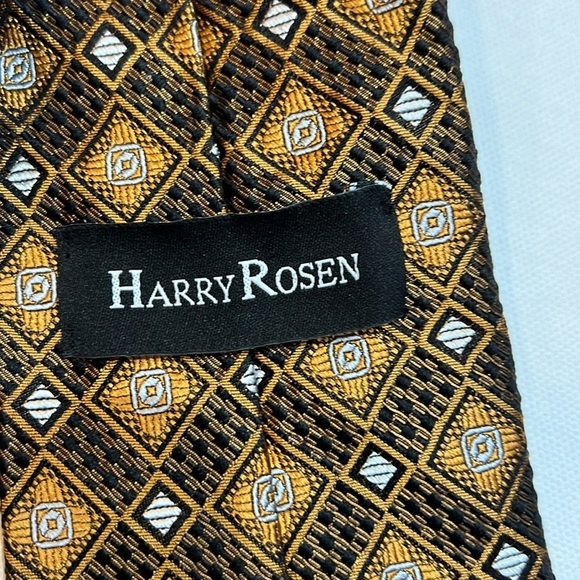 Harry Rosen Men's 100% Silk Tie - Picture 5 of 6
